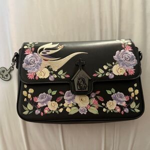 Loungefly Disney The Nightmare Before Christmas Floral Zero Crossbody Bag